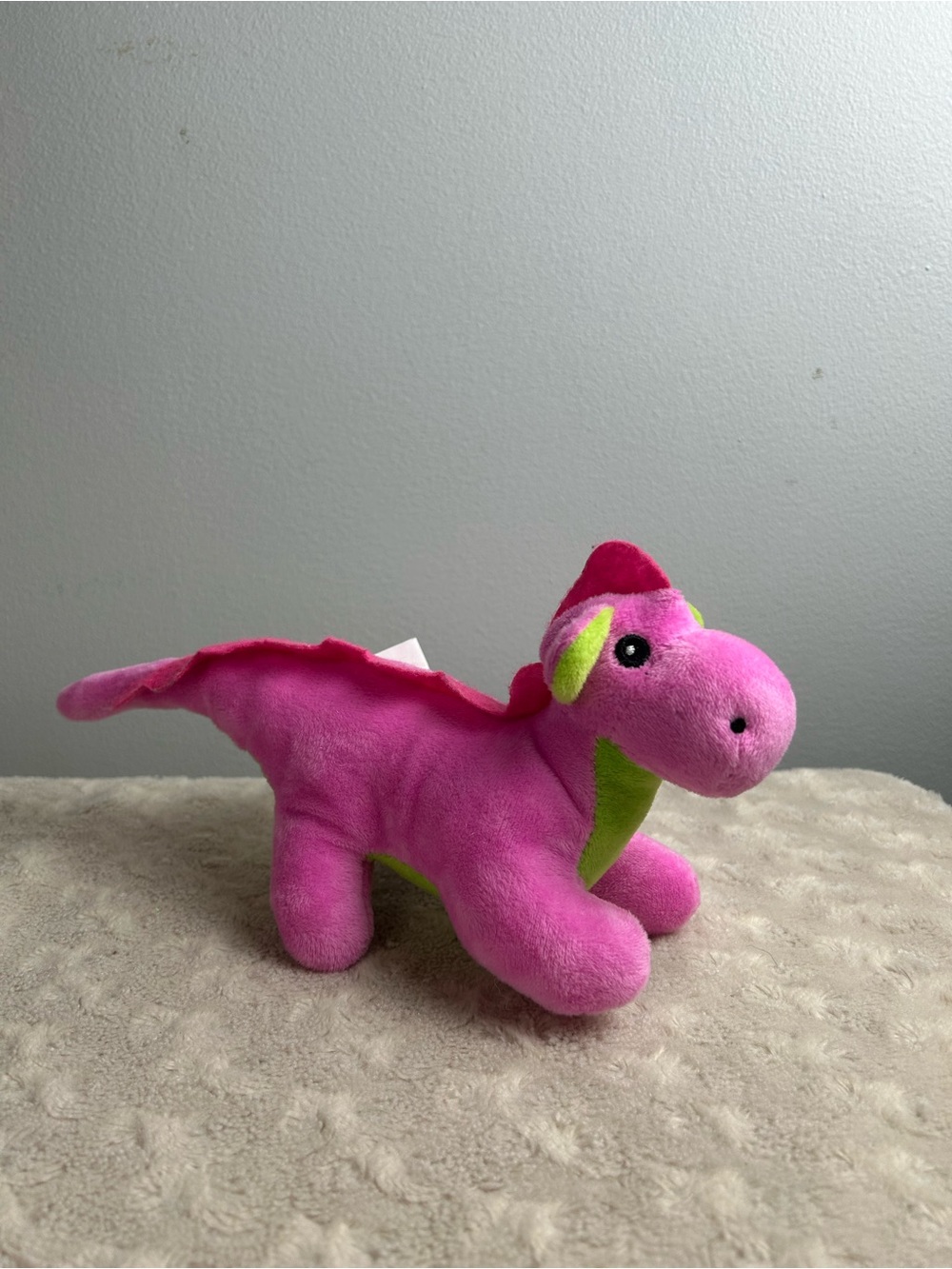 Rinco Pink Green Dinosaur Dragon Plush Stuffed Animal Toy